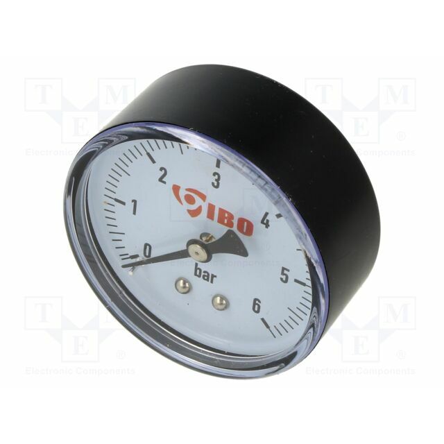 Manometer; G 1/4"; 0÷6bar; water; 60mm
