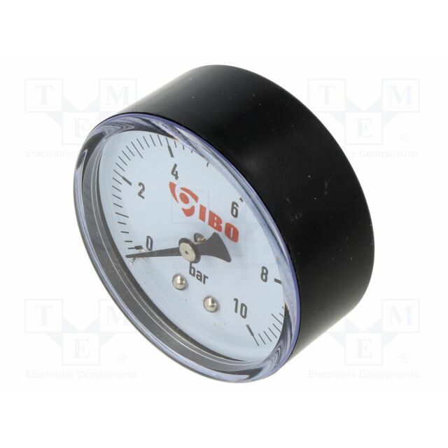 Manometer; G 1/4"; 0÷10bar; water; 60mm