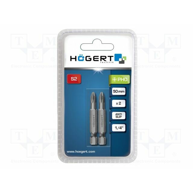 HÖGERT TECHNIK Screwdriver bit; Phillips; PH0