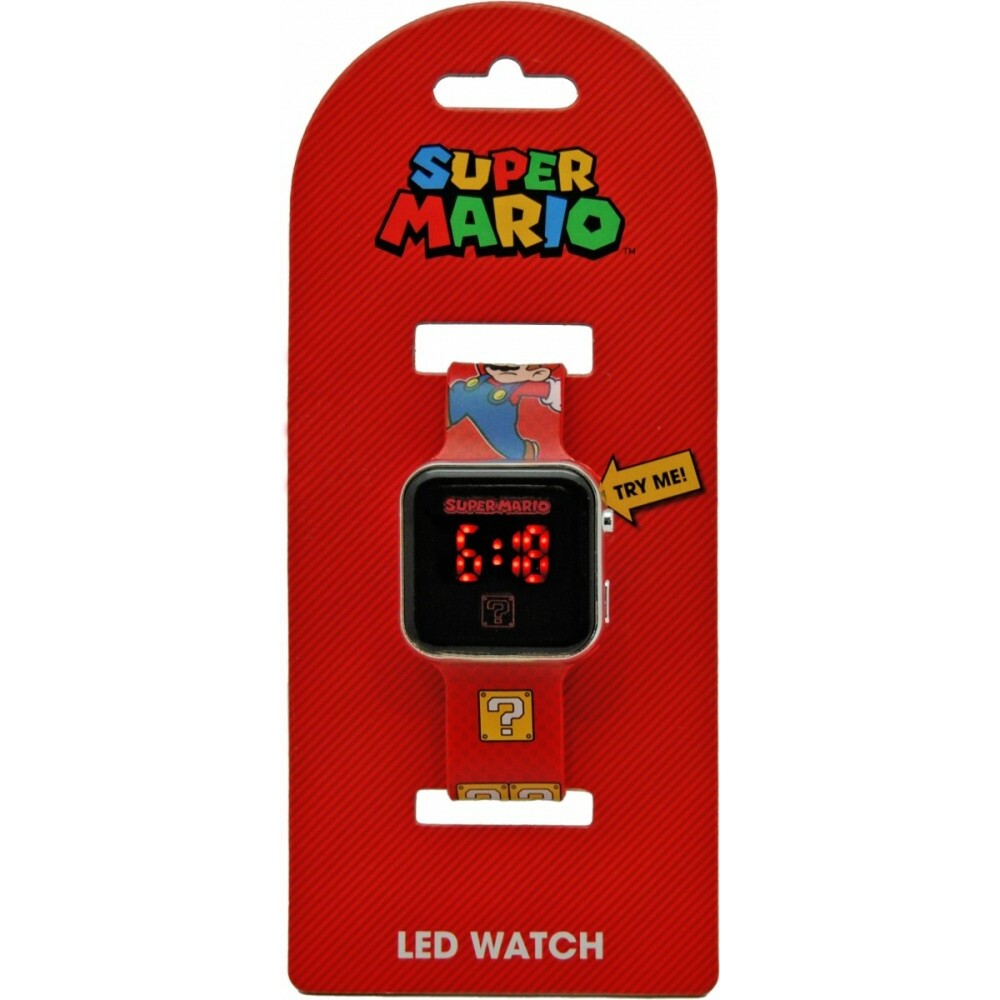Kids Euroswan Wristwatch LED Super Mario