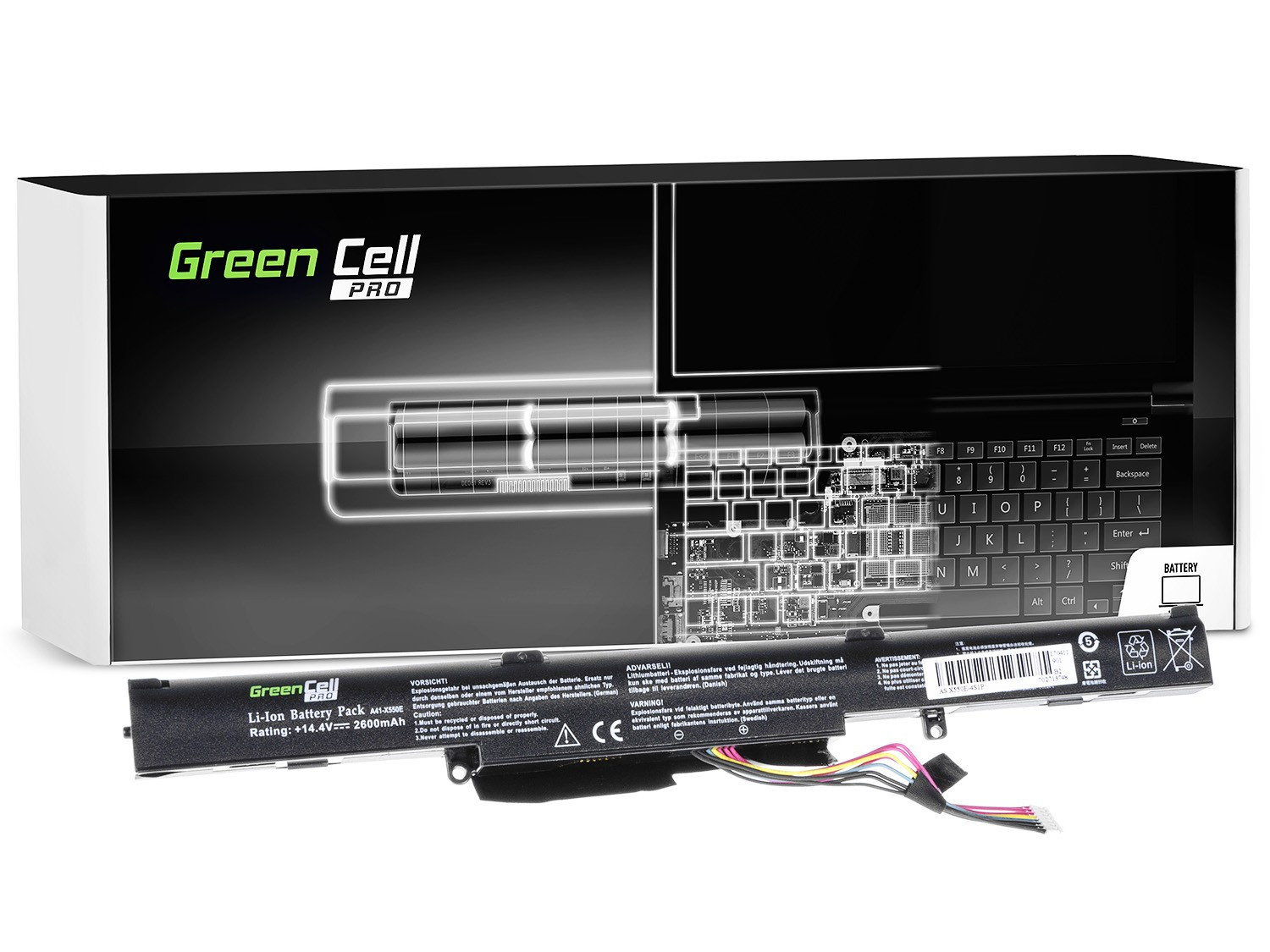 Green Cell Battery PRO A41-X550E for