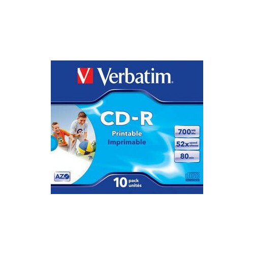 VERBATIM CD-R 52x 700MB 10P JC