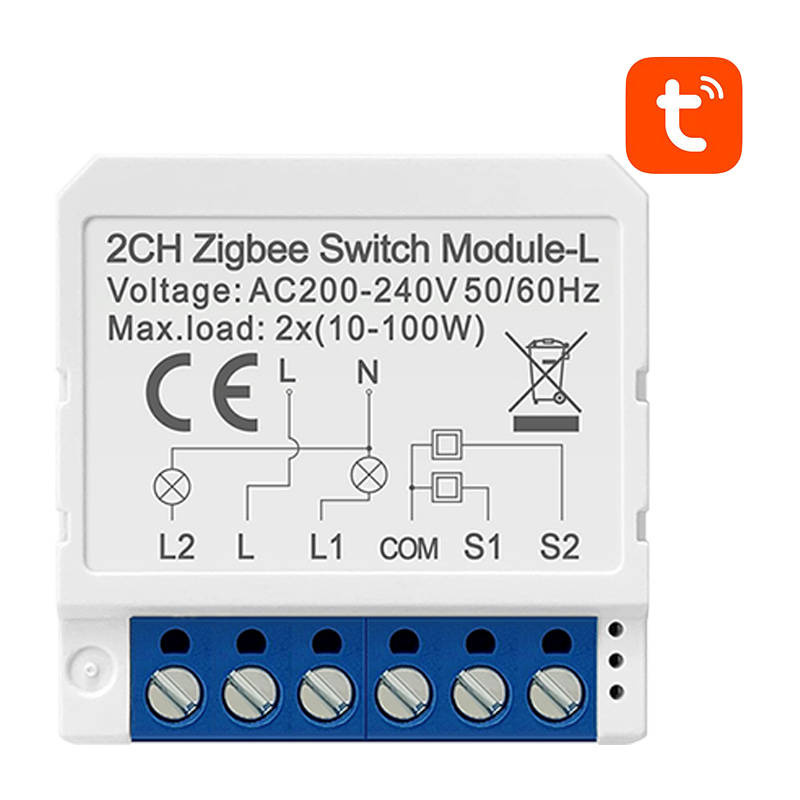 Smart Switch Module ZigBee Avatto LZWSM16-W2