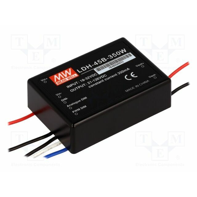 MEAN WELL Converter: DC/DC; 43W; Uin: