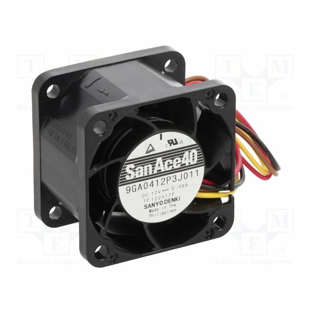 SANYO DENKI Fan: DC; 40x40x28mm; axial