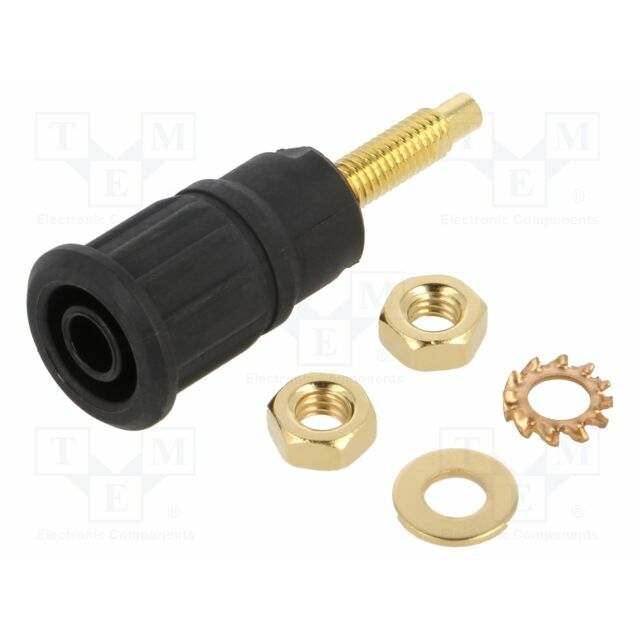 STAUBLI Laboratory connector: 4mm banana; socket