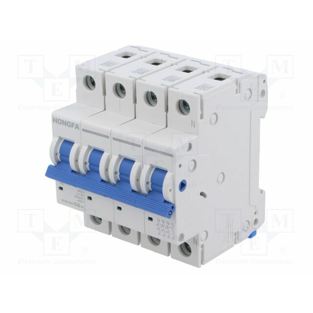 HONGFA RELAY Circuit breaker; 230/400VAC; Inom: