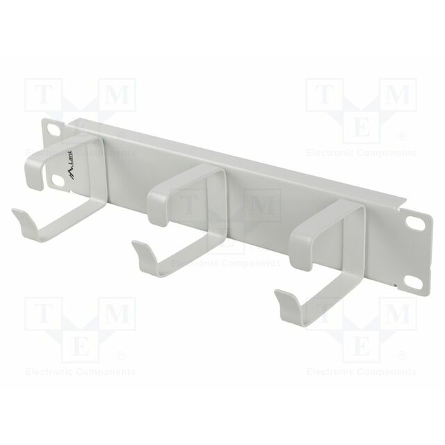 LANBERG Cable organizer; 1U; grey; Standard: