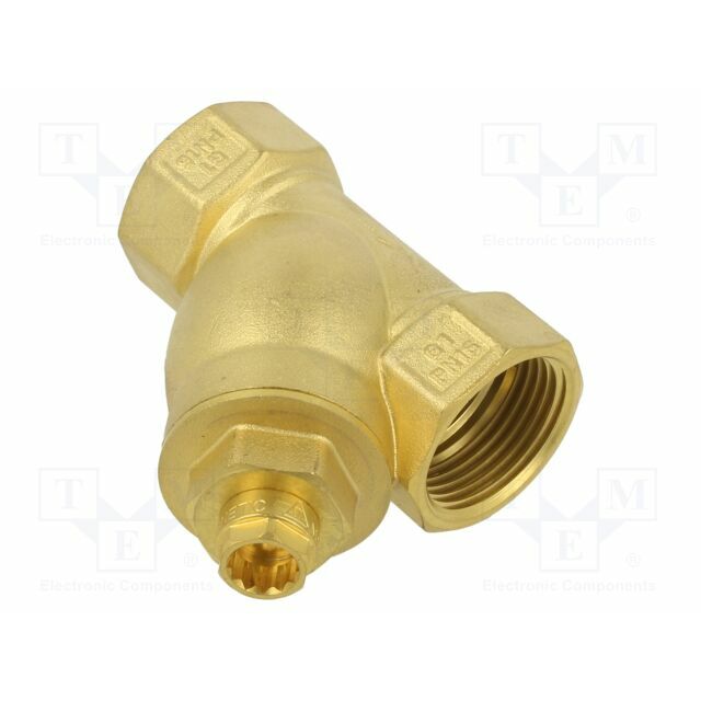 Y-strainer; 1"; max.16bar; brass; Filter: