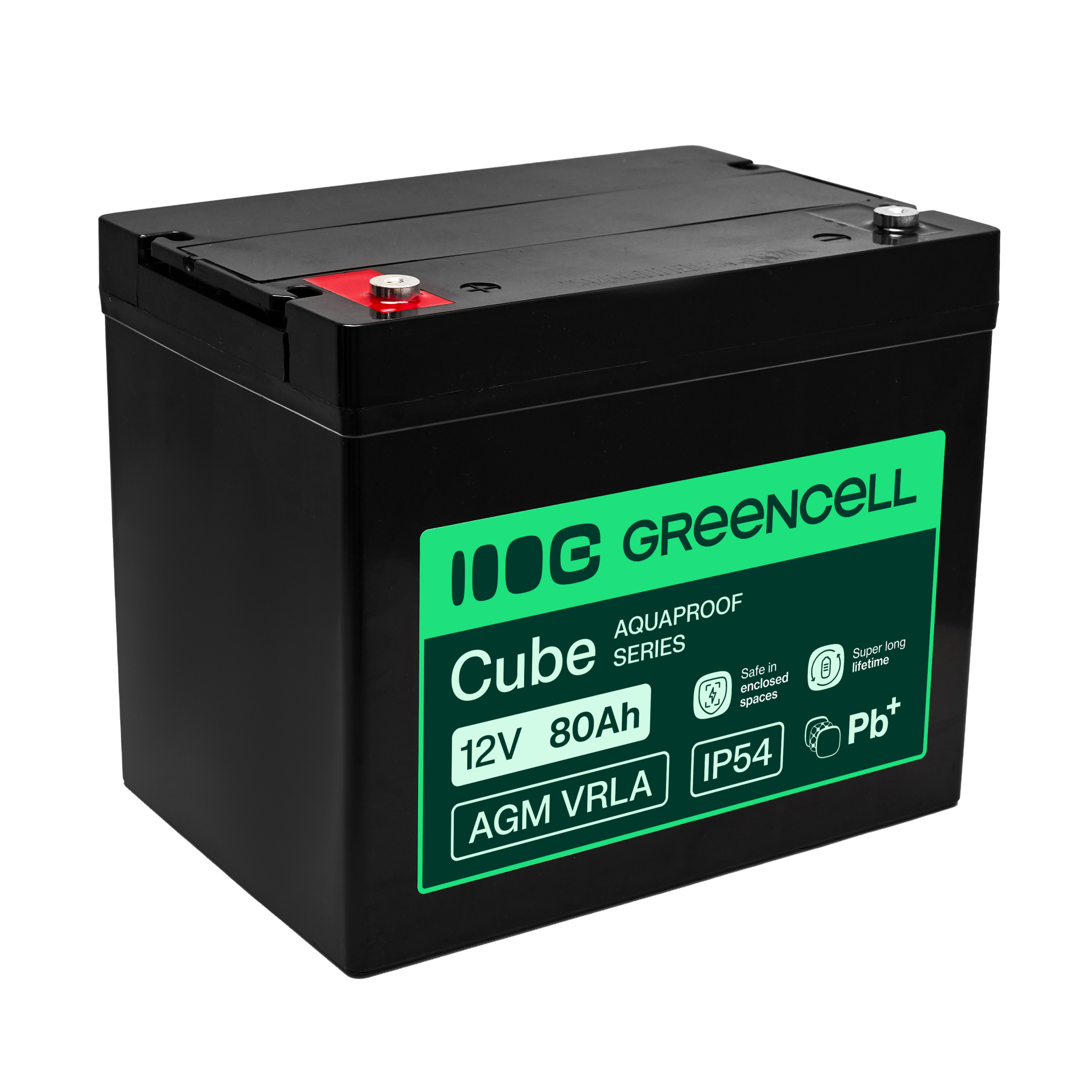 GREEN CELL® 12V 80Ah AGM VRLA