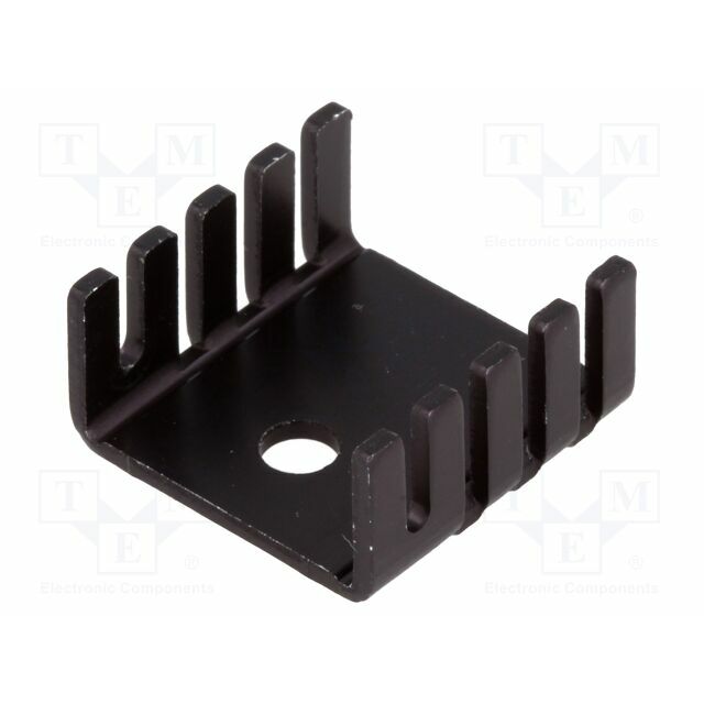 STONECOLD Heatsink: moulded; TO220; black; L: