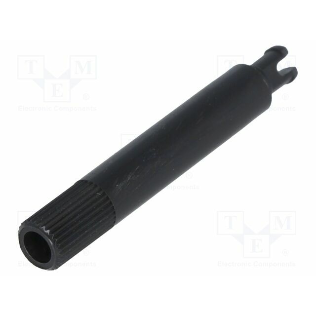 PIHER Knob; shaft knob; black; Ø6x35mm