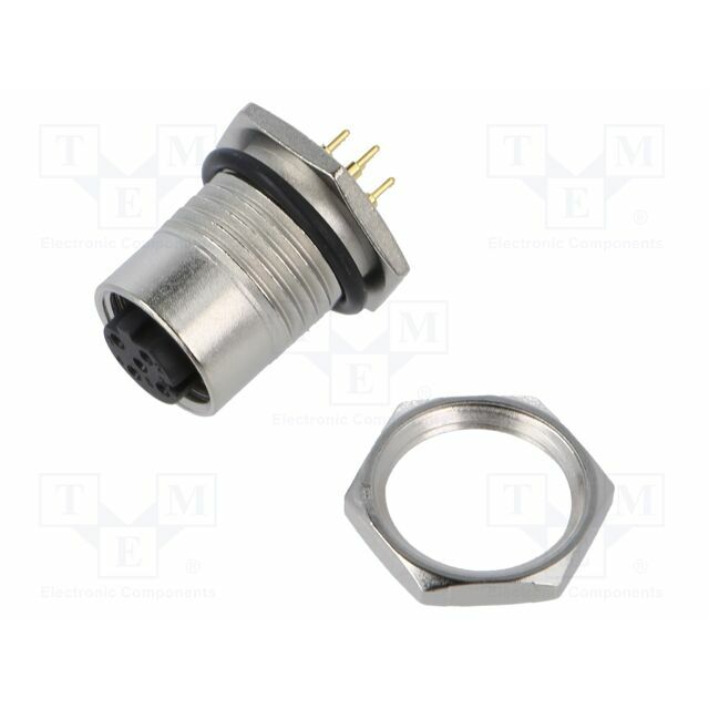 AMPHENOL LTW Connector: M12; socket; PIN: