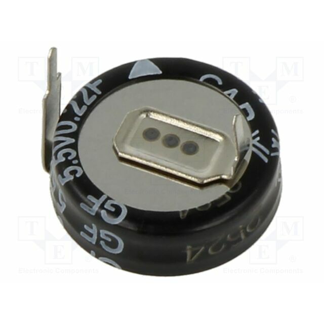 CAP-XX Supercapacitor; THT; 220mF; 5.5VDC