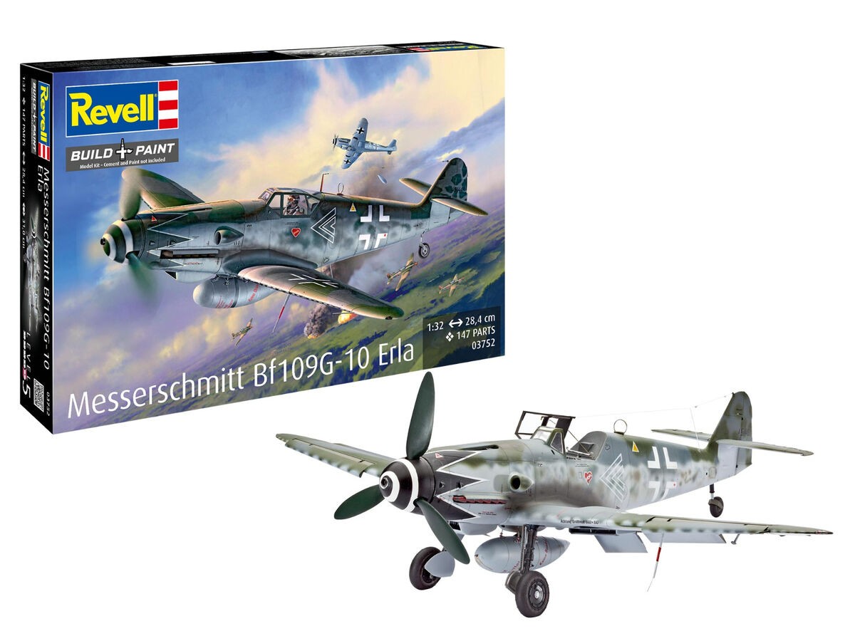 REVELL Messerschmitt Bf109G-10 Erla Plastic Model