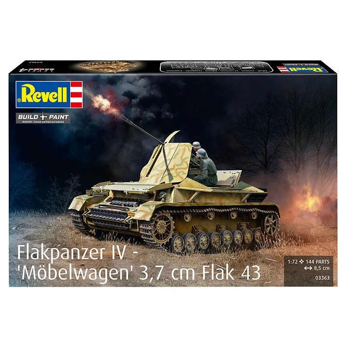 REVELL Plastic model tank Flakpanzer IV