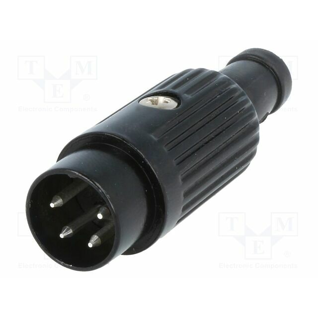 DELTRON Connector: DIN; plug; male; PIN: