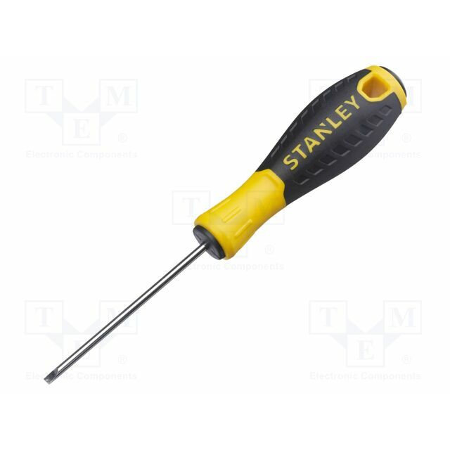 STANLEY Screwdriver: standard; slot; SL 3
