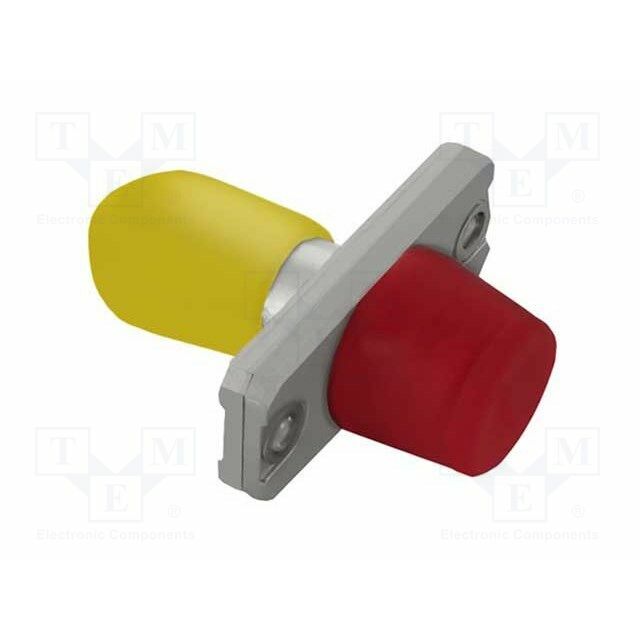 Adapter; FC/UPC,ST/UPC; grey | QOLTEC-54156