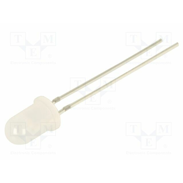 OPTOSUPPLY LED; blue; 5mm; 750÷1120mcd; 60°