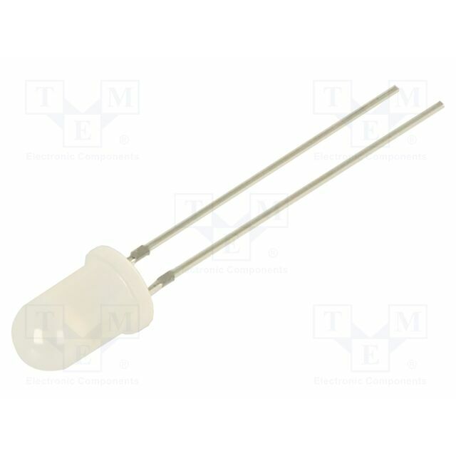 OPTOSUPPLY LED; yellow green; 5mm; 68÷100mcd