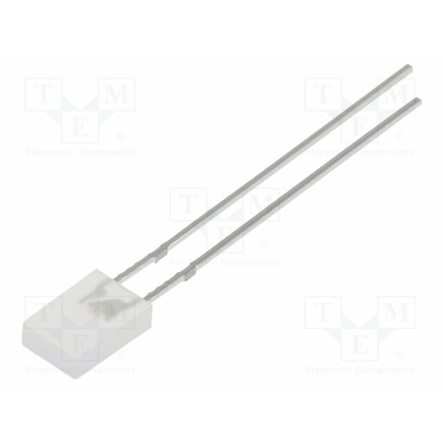 OPTOSUPPLY LED; orange; rectangular; 2x5x7mm; 150÷220mcd