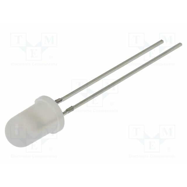 OPTOSUPPLY LED; orange; 5mm; 750÷1120mcd; 60°