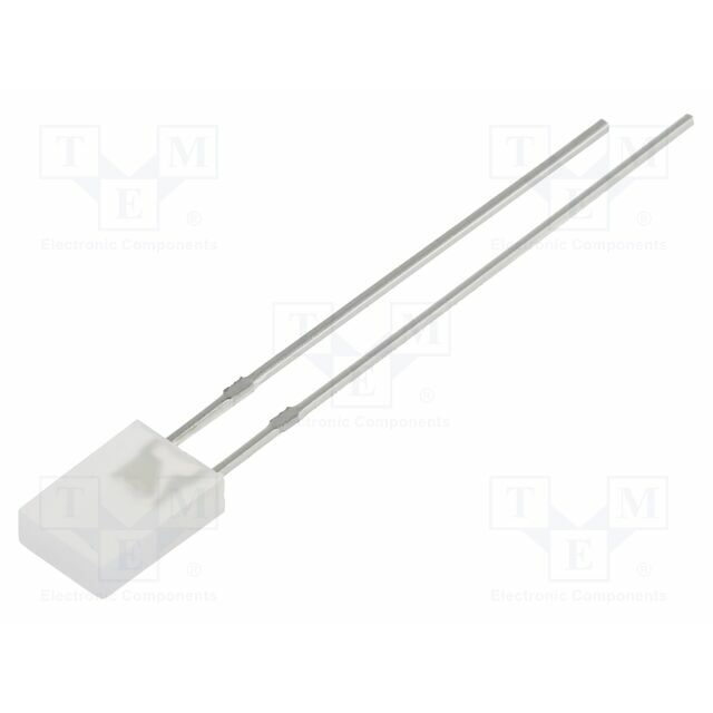 OPTOSUPPLY LED; red; rectangular; 2x5x7mm; 150÷220mcd