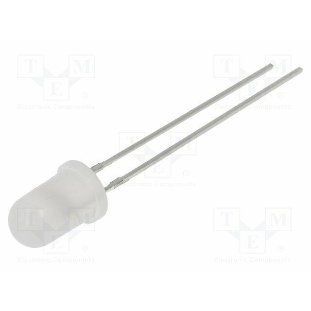 OPTOSUPPLY LED; red; 5mm; 750÷1120mcd; 60°