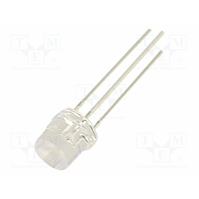 OPTOSUPPLY LED; red,yellow; 8mm; 140°