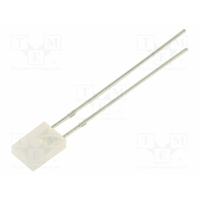 OPTOSUPPLY LED; yellow; rectangular; 2x5x7mm; 150÷220mcd
