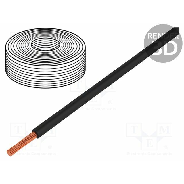 Wire; H07V2-K; stranded; Cu; 4mm2; PVC