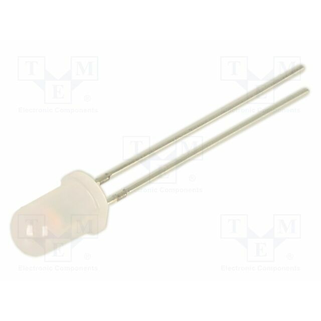 OPTOSUPPLY LED; pink; 5mm; 500÷750mcd; 60°