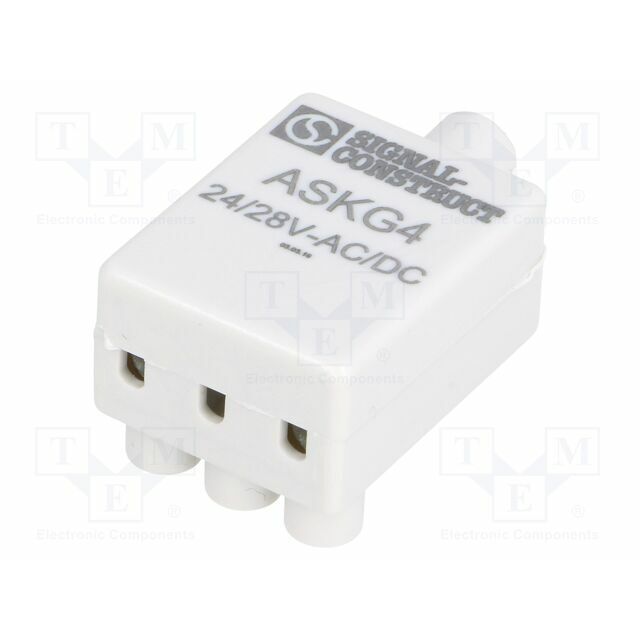 SIGNAL-CONSTRUCT Indicator: LED indicators powering adapter