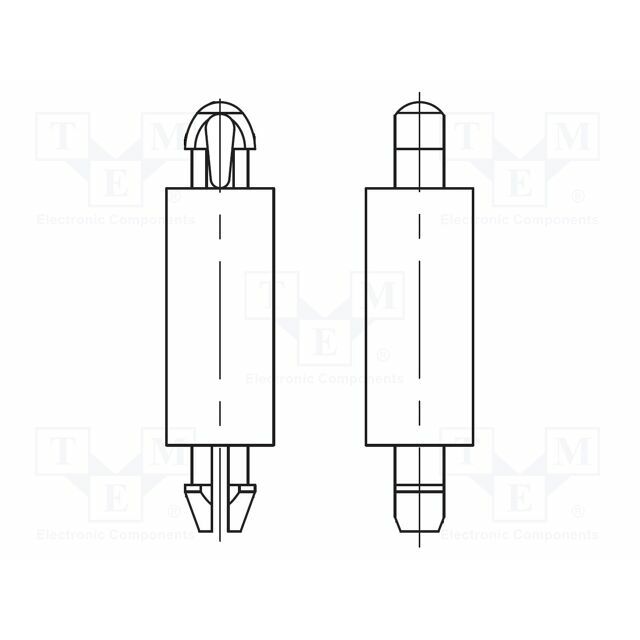 DREMEC PCB distance; polyamide 66; L: