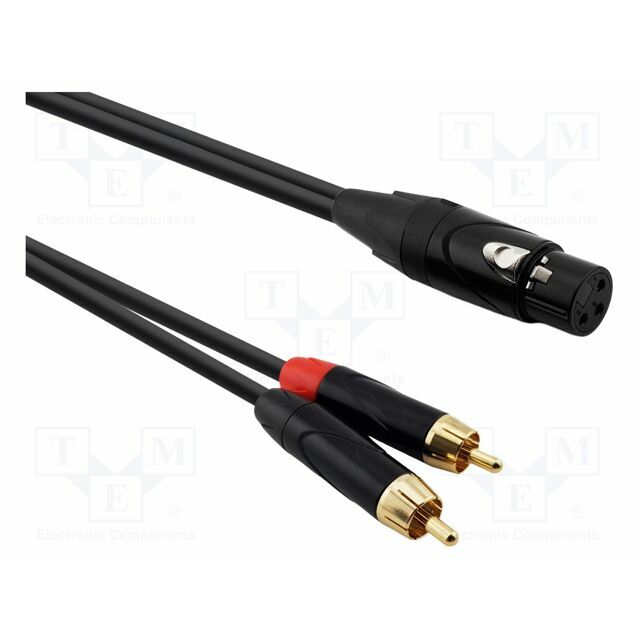REDS MUSIC Cable; RCA plug x2