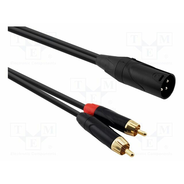 REDS MUSIC Cable; RCA plug x2