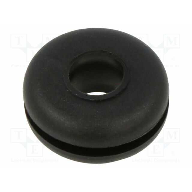 Grommet; 11mm; PVC; black; PVC |