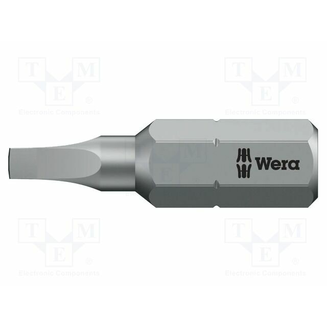 Screwdriver bit; square; #00; 1/4"; Overall