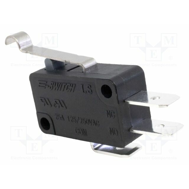 E-SWITCH Microswitch SNAP ACTION; 25A/250VAC; SPDT