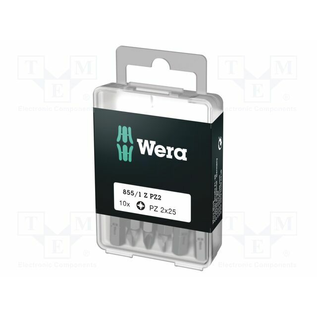 Tools set: screwdriver bits; plastic box