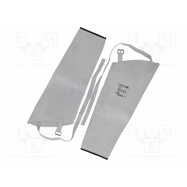 LAHTI PRO Welding sleeves; natural leather