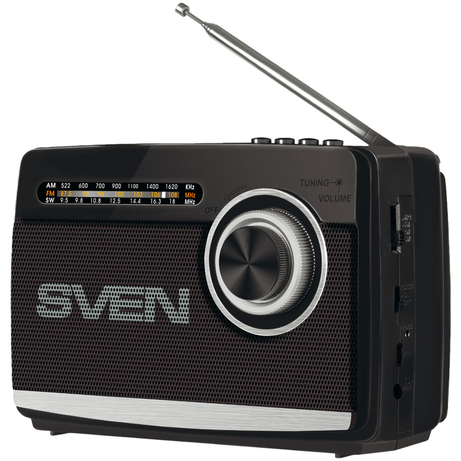Speaker SVEN SRP-155, black (3W, Bluetooth