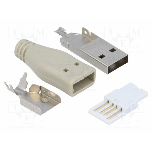 GOOBAY Connector: USB A; plug; for