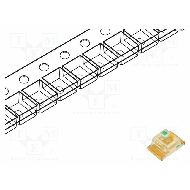 KINGBRIGHT ELECTRONIC LED; green; SMD; 0805