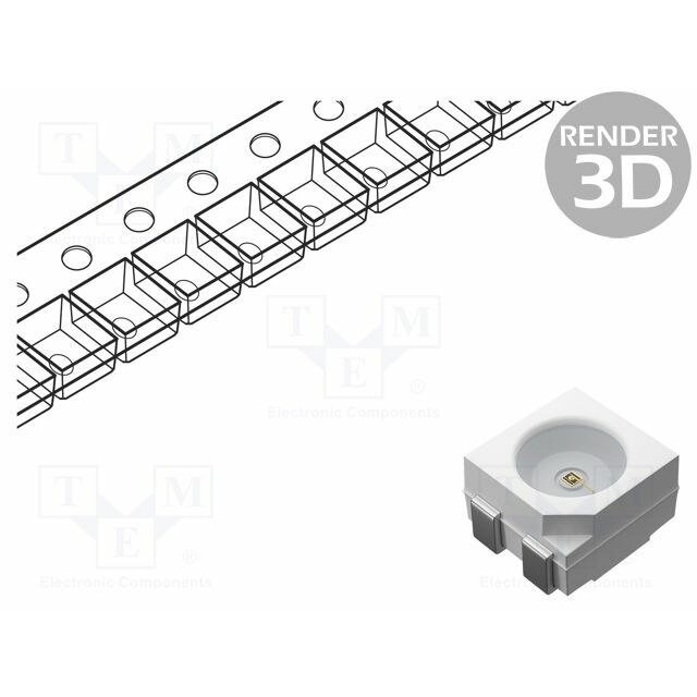EVERLIGHT LED; yellow; SMD; 40mcd; 3