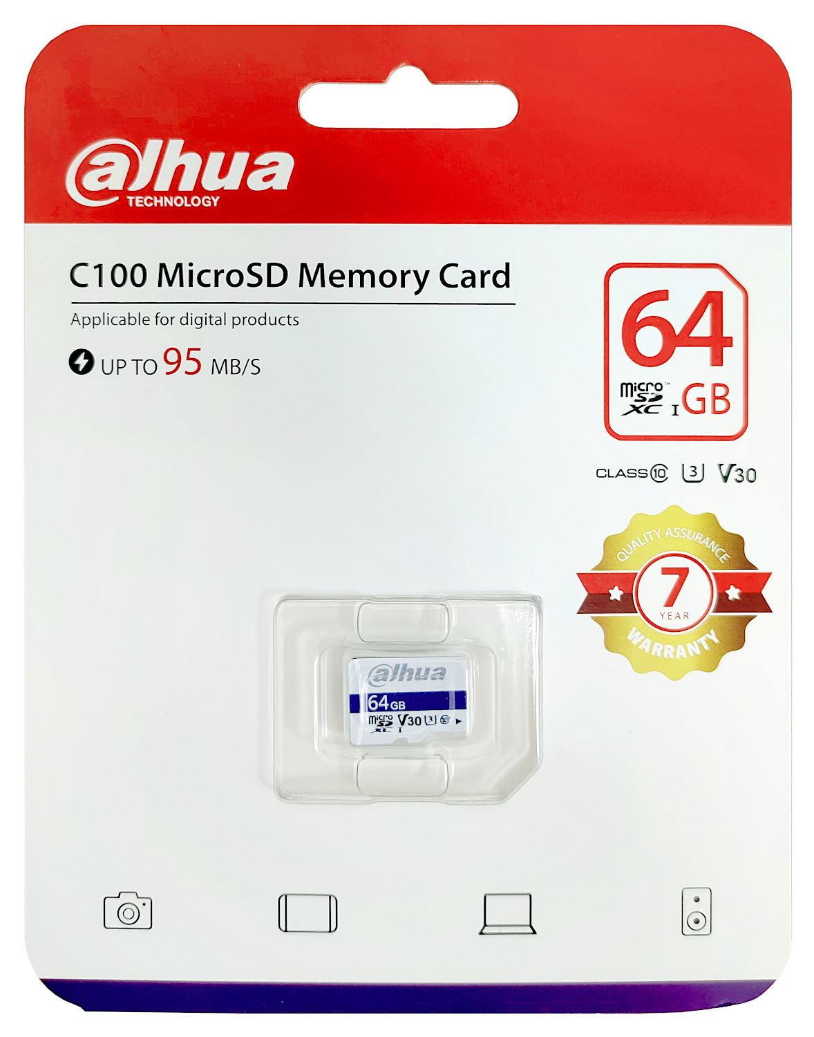 Memory card TF-C100/64GB microSD UHS-I, SDXC