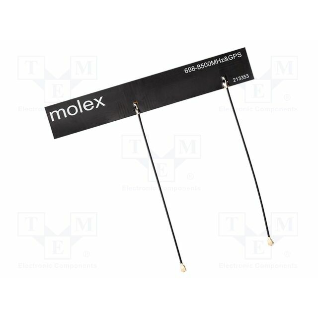 MOLEX Antenna: communication; GPS,GSM,LTE