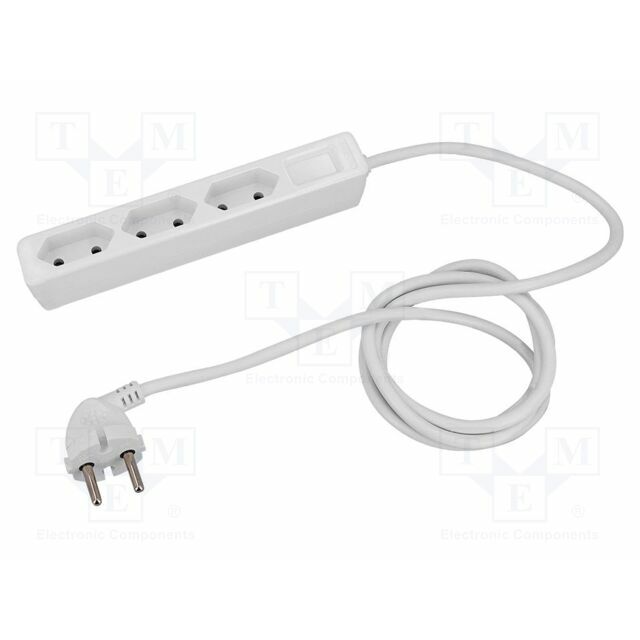 AS-Schwabe Extension lead; H05VV-F; 2x1mm2; 1