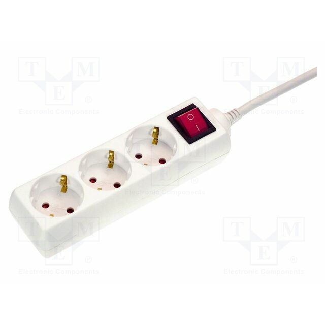 AS-Schwabe Extension lead; H05VV-F; 3G1.5mm2